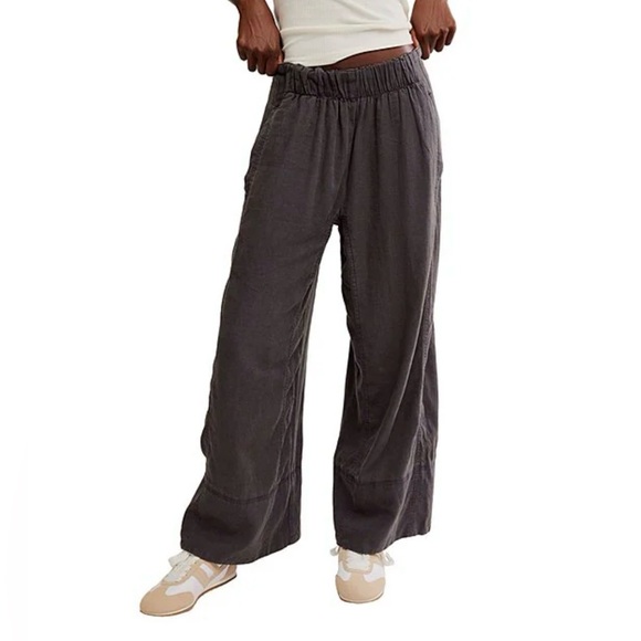 Free People Days In Linen Pant, Small - Picture 2 of 5